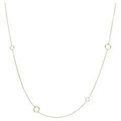 David Yurman Collana Infinity Station in oro giallo 18 carati