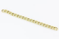 David Yurman 18 Karat Yellow Gold Small Curb Chain Bracelet