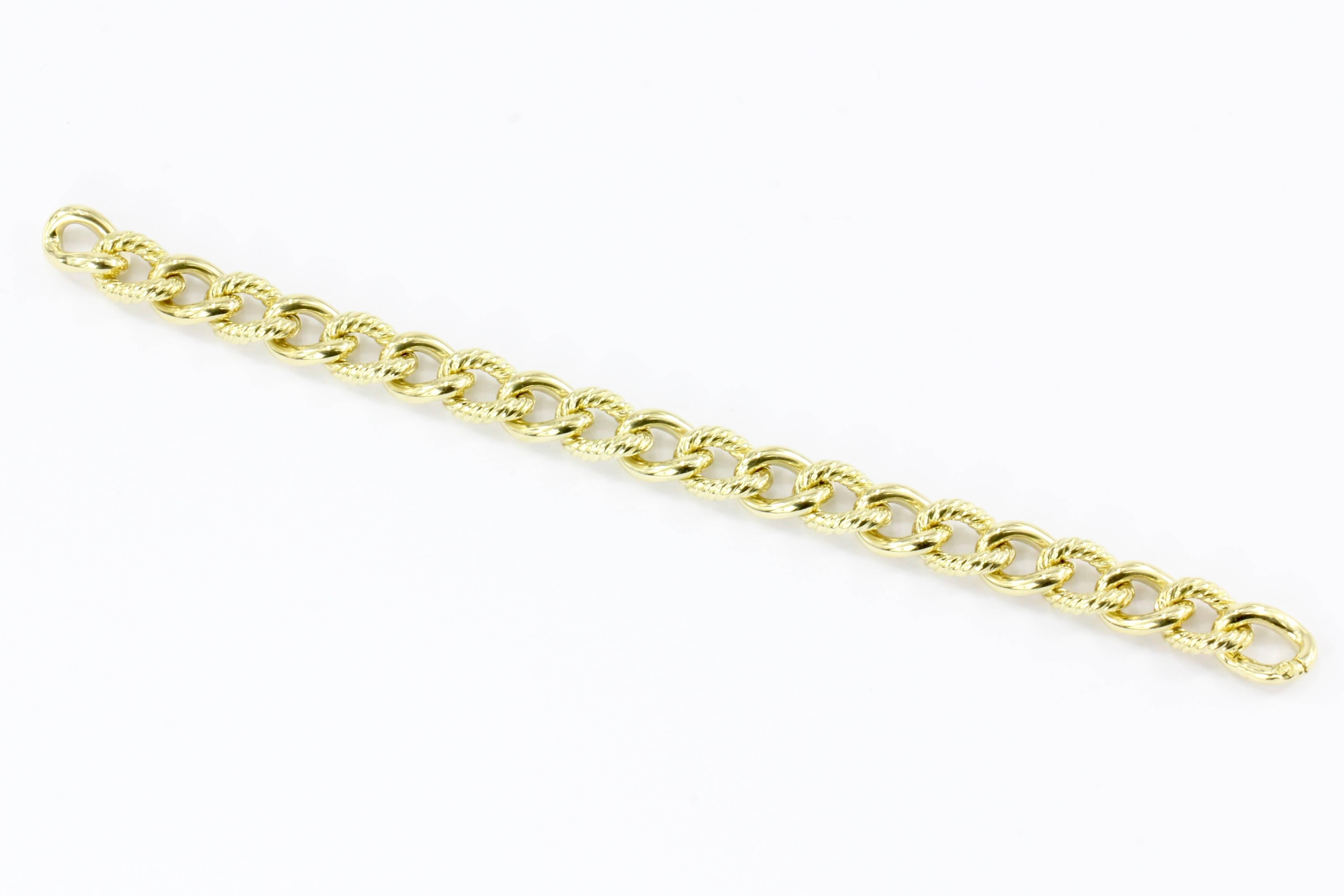 18 carat gold curb chain