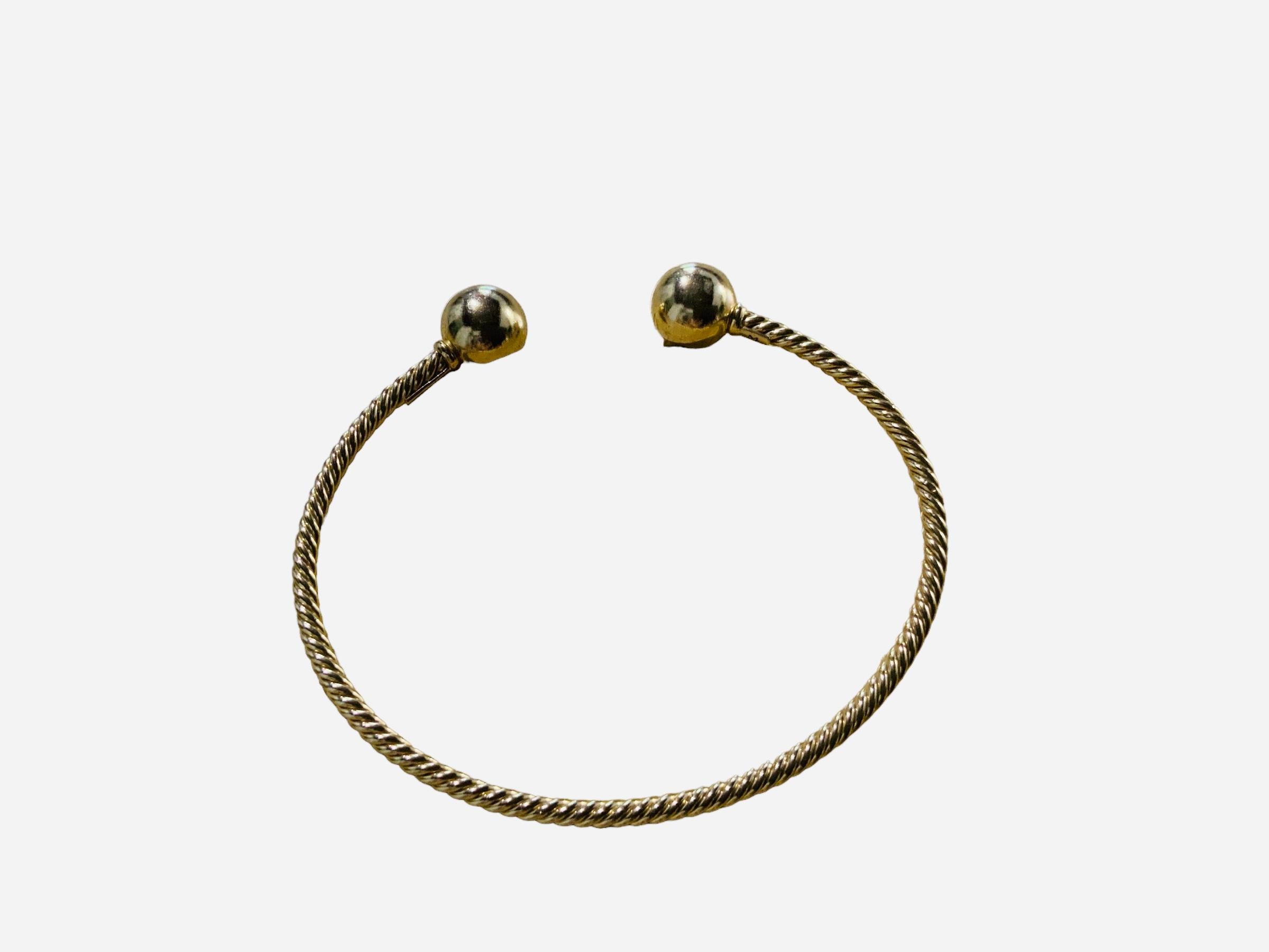 David Yurman Bracelet de perles Solari en or jaune 18 carats Unisexe en vente