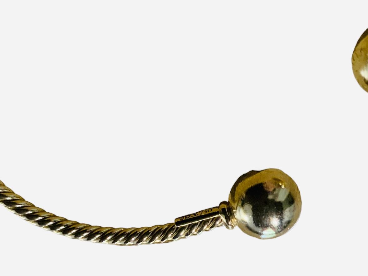 David Yurman Bracelet de perles Solari en or jaune 18 carats en vente 3