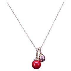 DAVID YURMAN  18K Yellow Gold Solari Necklace with 2 charms 18" Necklace