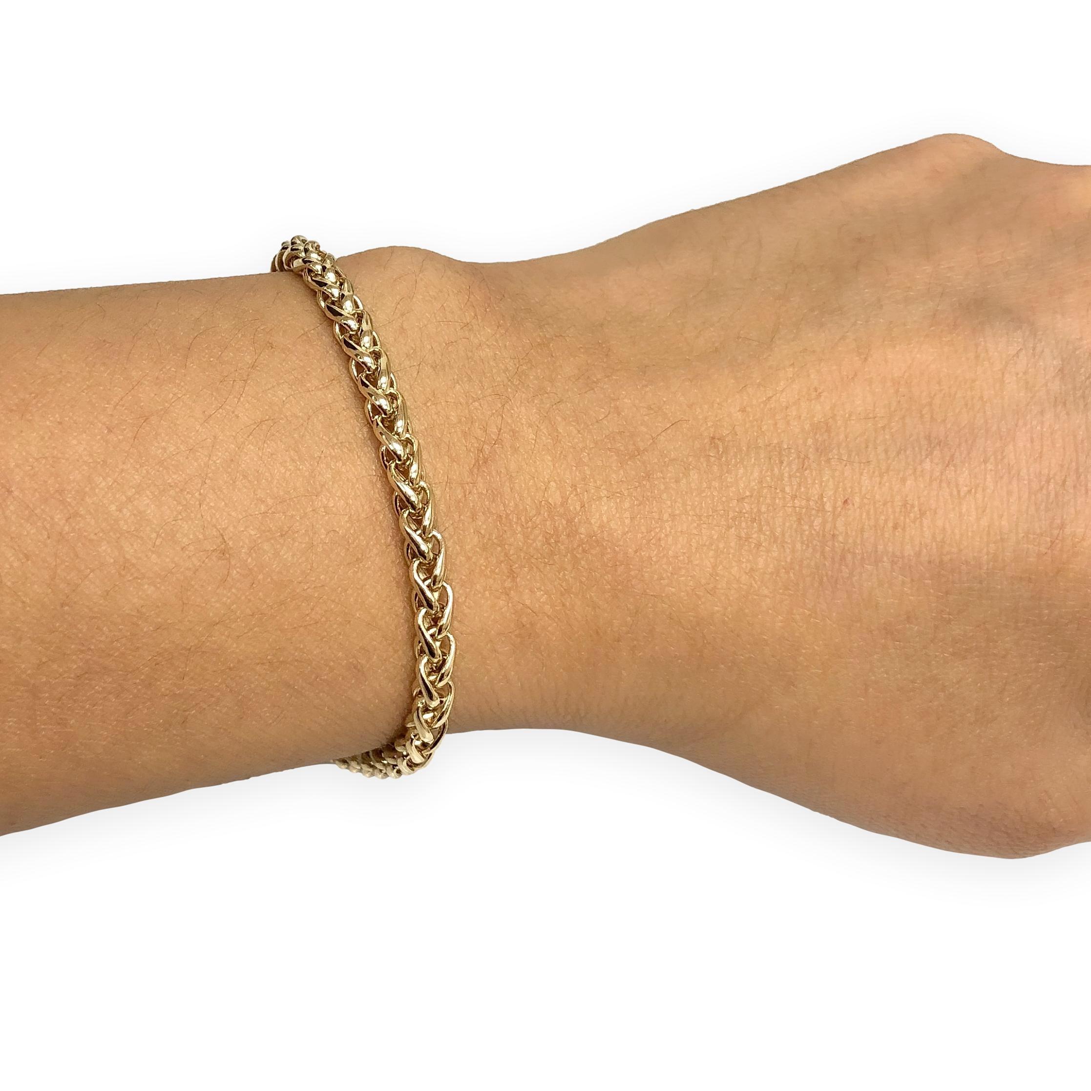 David Yurman - Bracciale a forma di grano in oro giallo 18 carati - 7,5