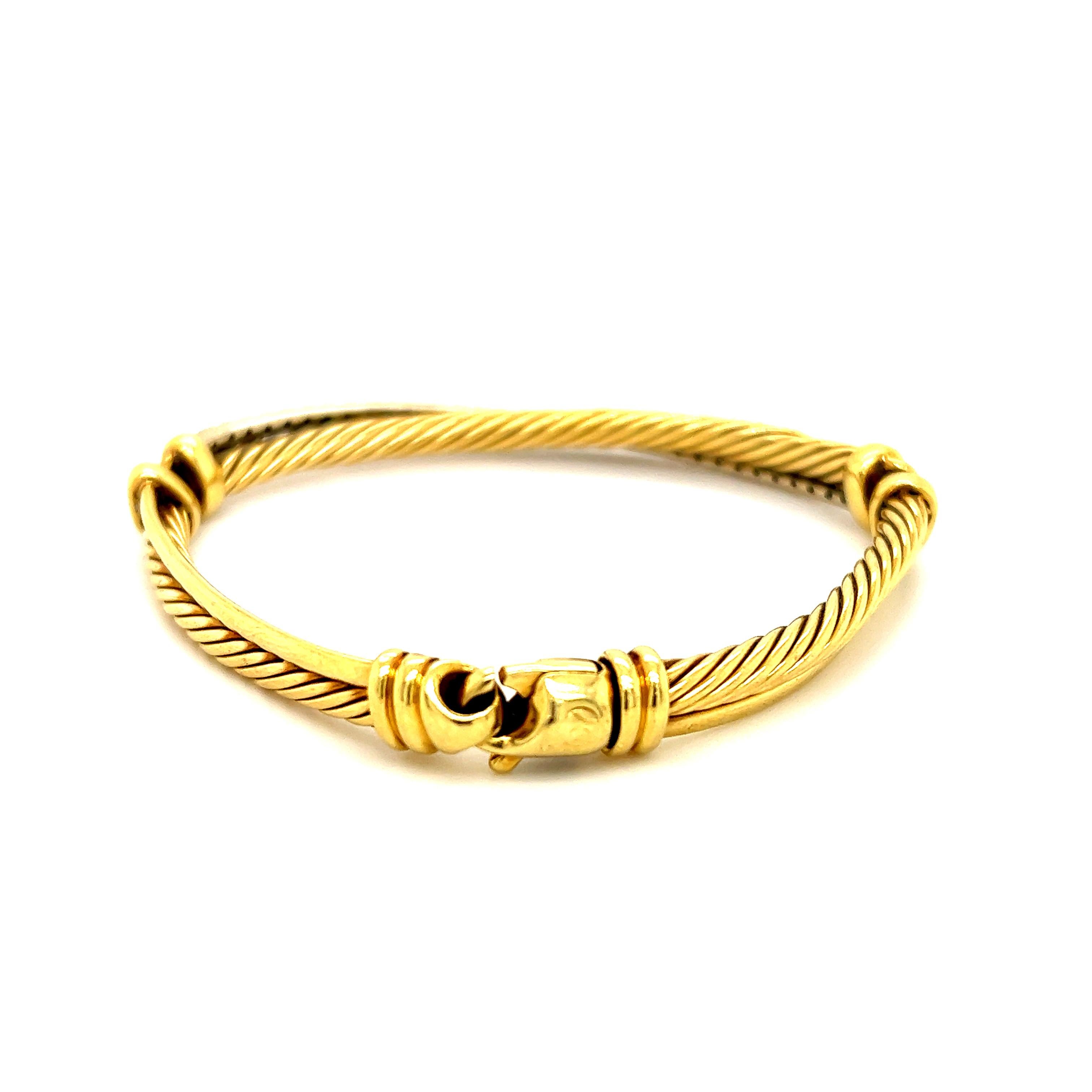 david yurman crossover bracelet with gold