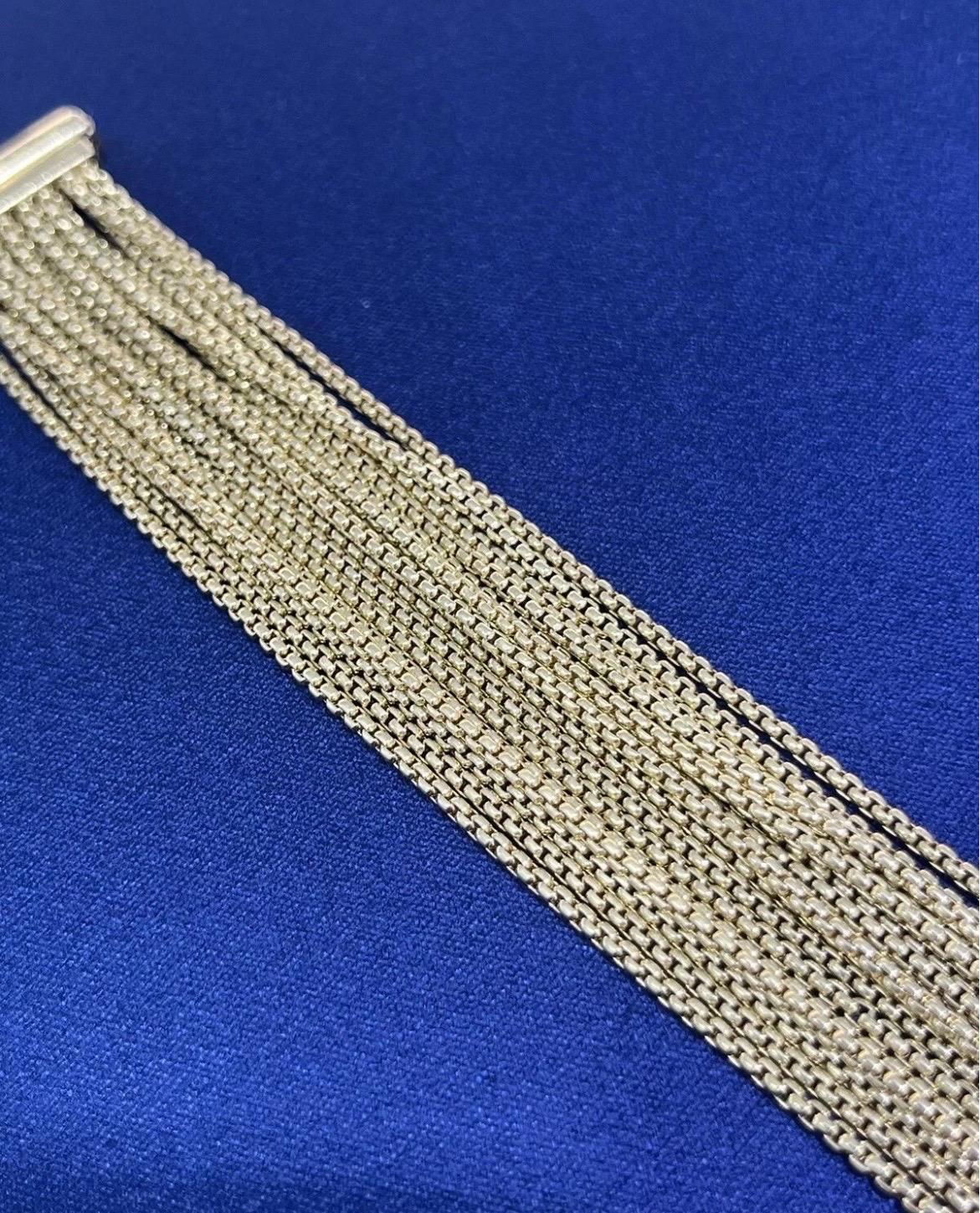 DAVID YURMAN Bracelet à maillons en or jaune 18 carats avec plusieurs boîtes en vente 1