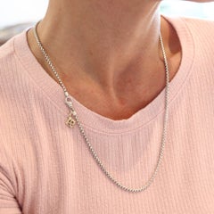 DAVID YURMAN 1990 Vintage Chain In .925 Sterling Silver And 18Kt Gold