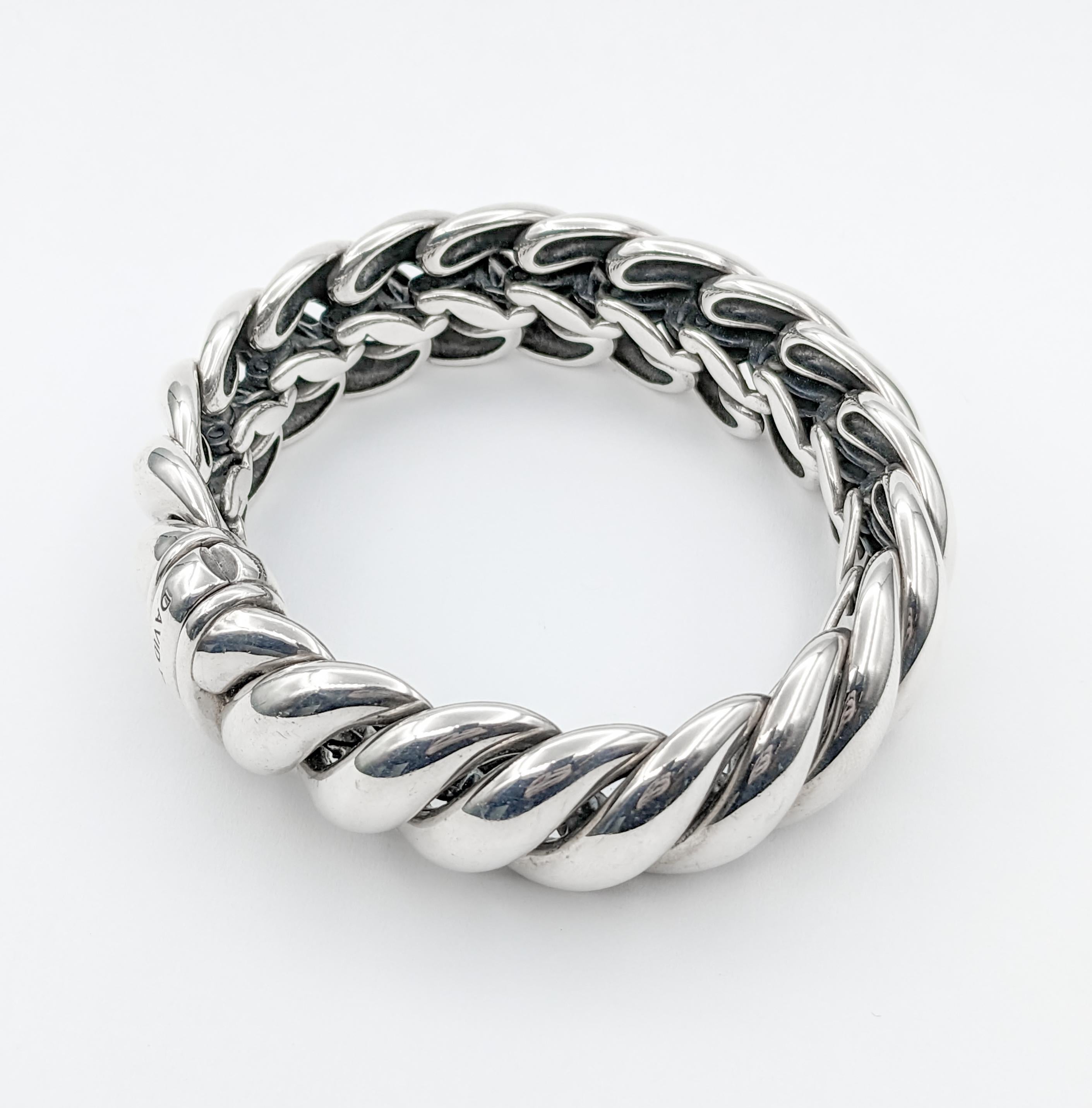 David Yurman 20 mm Hampton-Armband aus Sterlingsilber in Sterlingsilber 1