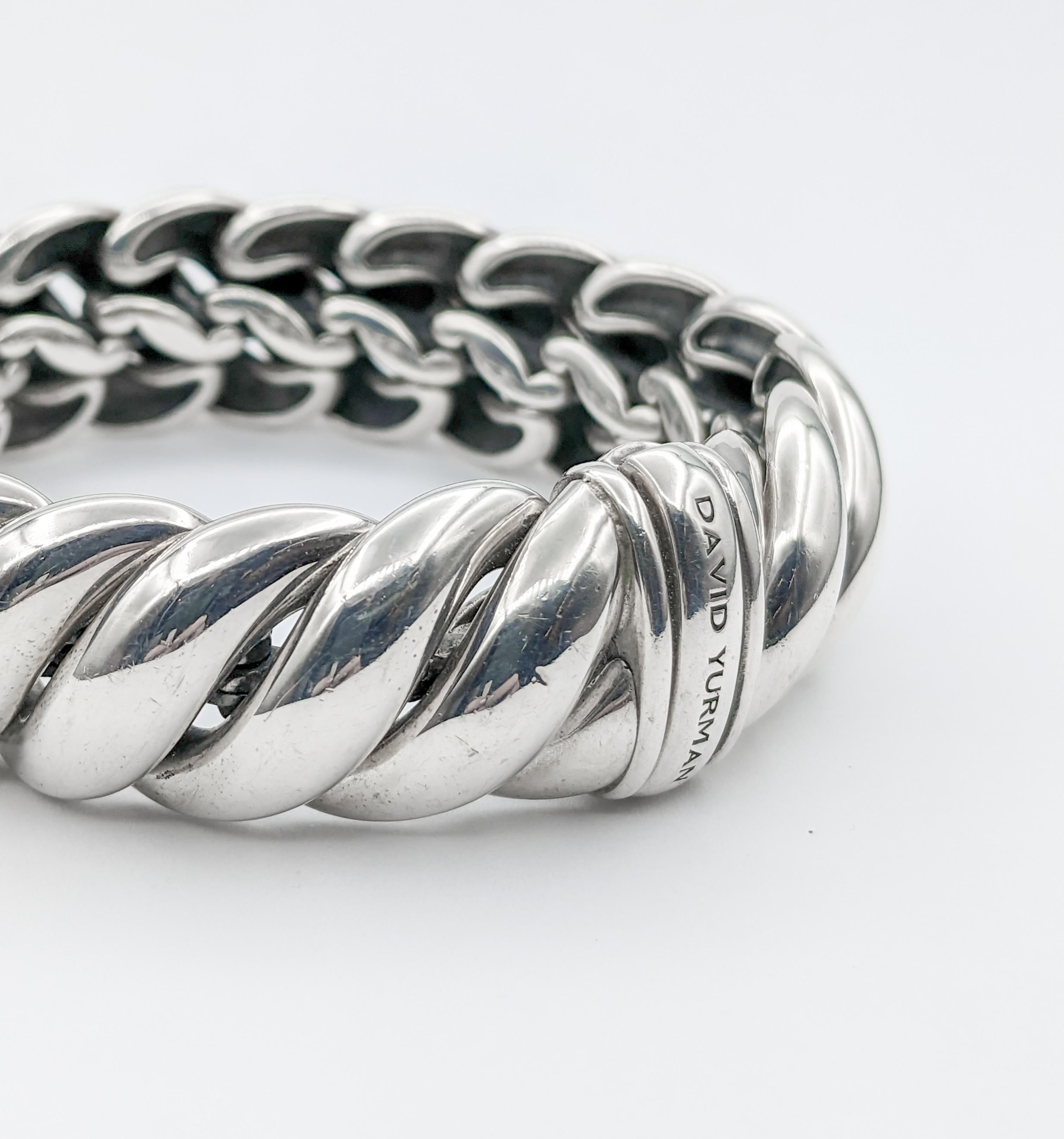 David Yurman 20 mm Hampton-Armband aus Sterlingsilber in Sterlingsilber 2