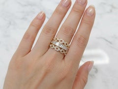 David Yurman 3.00 Carat Diamond 18K Gold Statement Ring