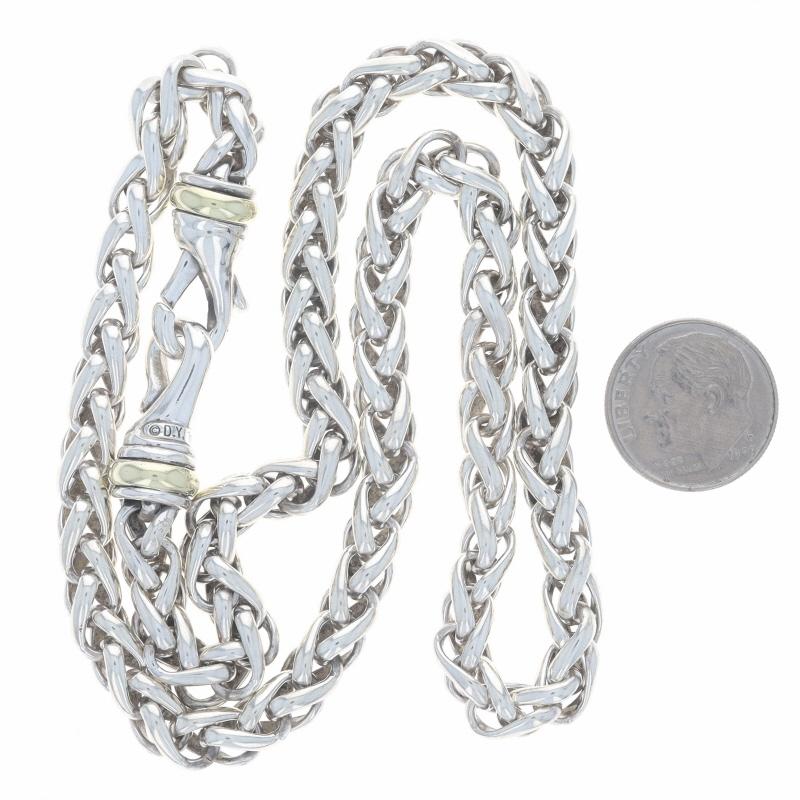 De las mujeres David Yurman Collar de cadena de trigo de 6 mm 17 1/2