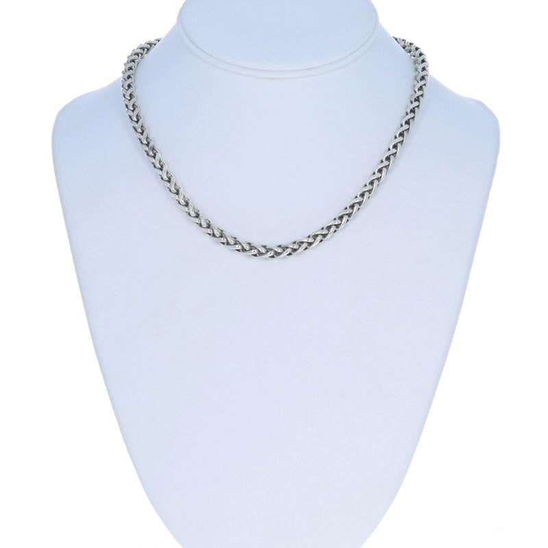 David Yurman 6mm Catena di grano Collana 17 1/4
