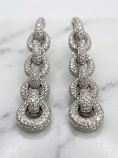 David Yurman 7 Carat Diamond Earrings