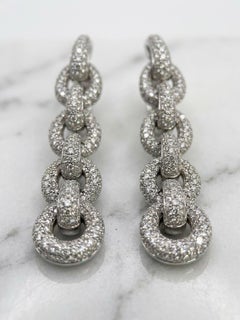 David Yurman 7 Carat Diamond Earrings