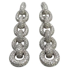 David Yurman 7 Carat Diamond Earrings