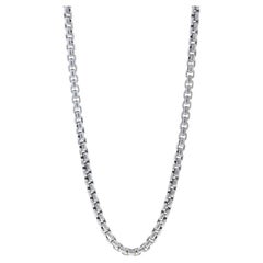 David Yurman 72" Box Chain Necklace - 925 Yellow Gold 14k
