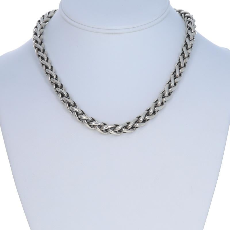 David Yurman Collar de cadena de trigo de 8 mm 17