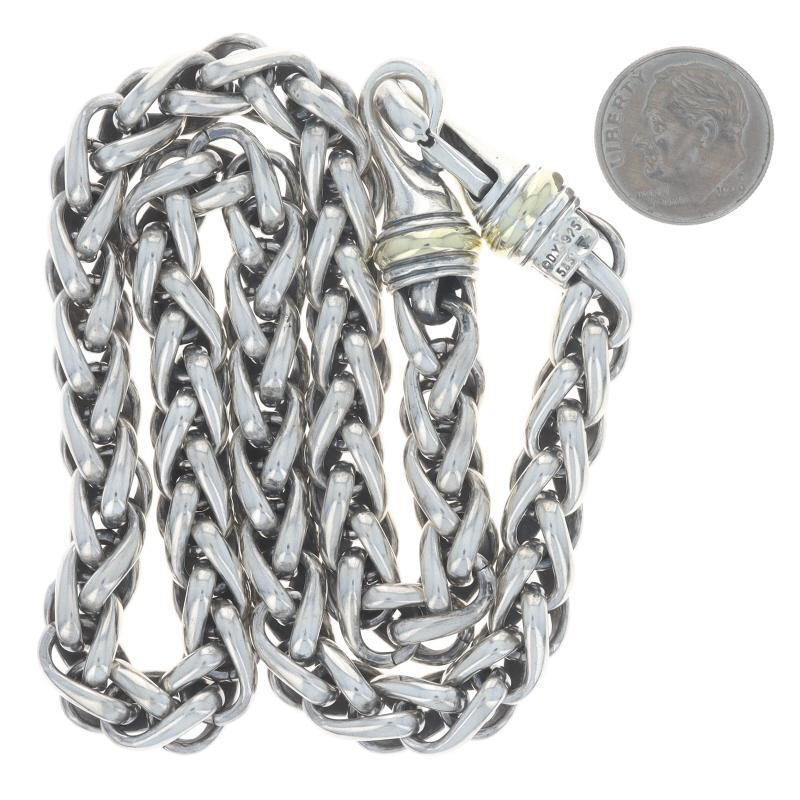 De las mujeres David Yurman Collar de cadena de trigo de 8 mm 17