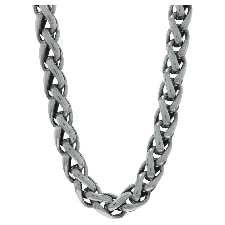 David Yurman - Collana a catena di grano da 8 mm - A. Silver 925 - Oro giallo 14k