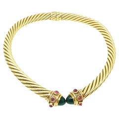 David Yurman 90 Grams Choker Gold Necklace