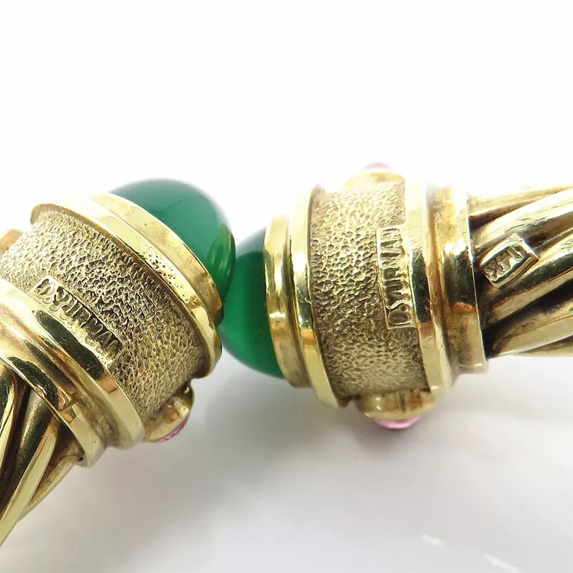 David Yurman Collar gargantilla de oro de 90 gramos Contemporáneo en venta