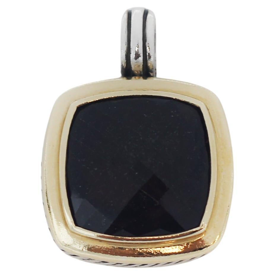 David Yurman 925 18K Gold Smoky Quartz Albion Pendant