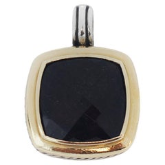 David Yurman 925 18K Gold Smoky Quartz Albion Pendant