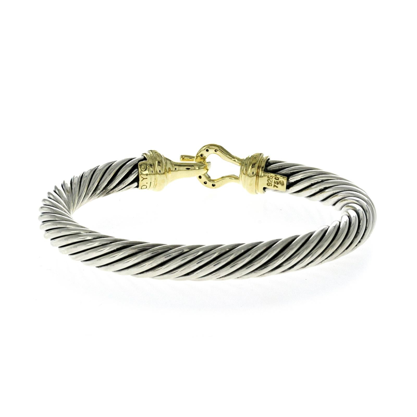 david yurman silver and gold bracelet