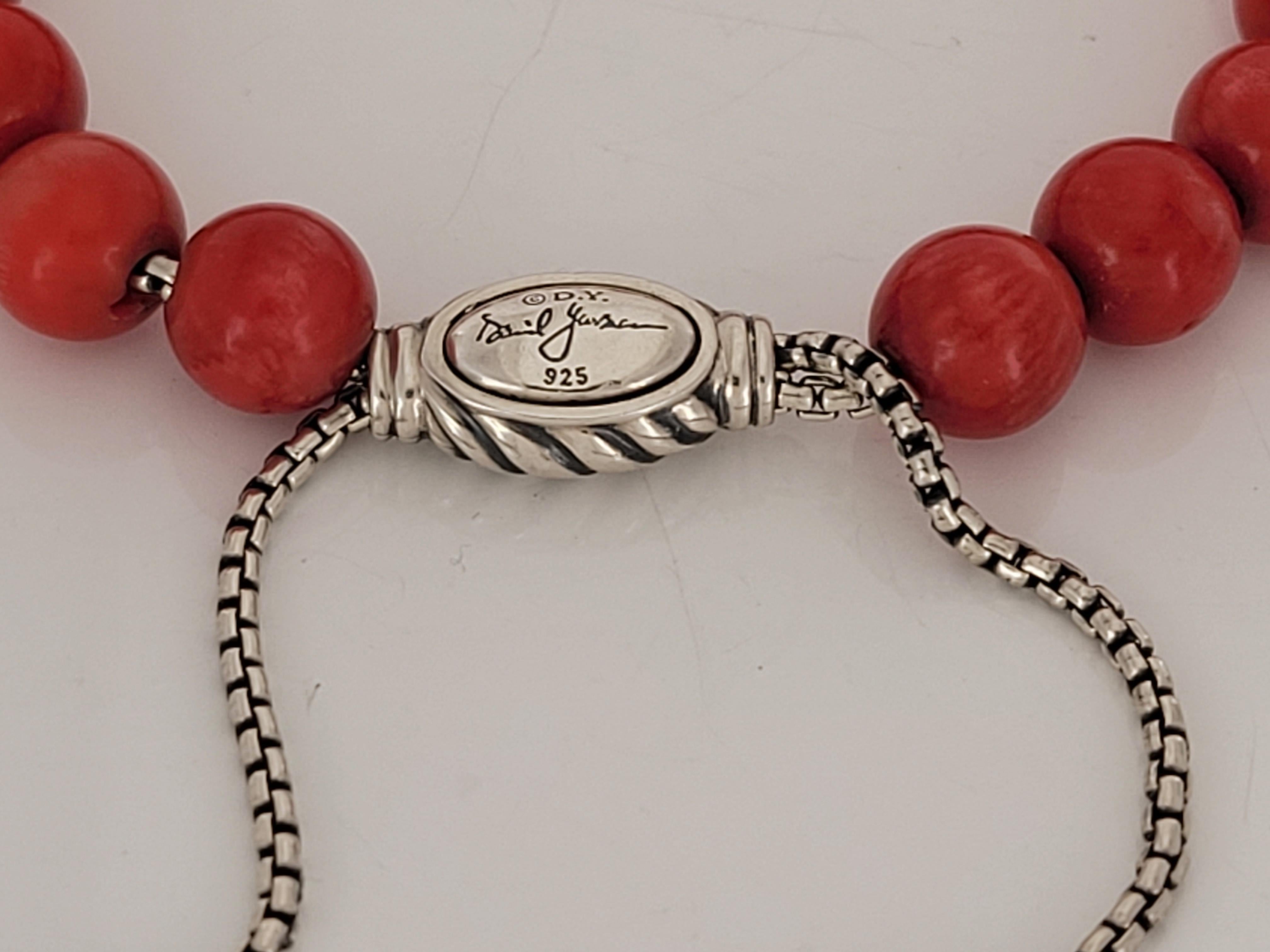 david yurman red bracelet