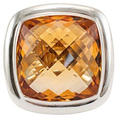 Anillo de cóctel Albion de citrino de plata de ley 925 David Yurman