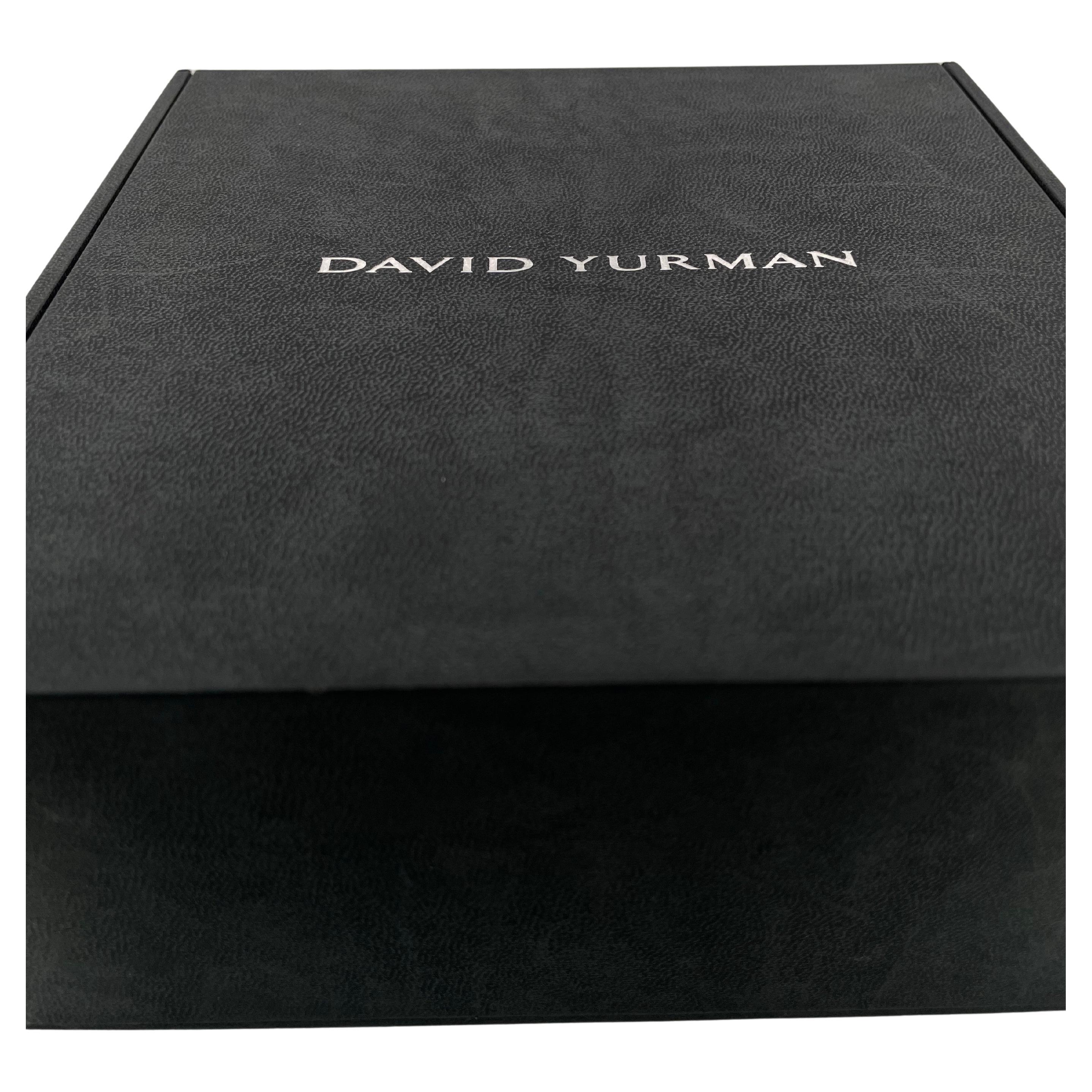 David Yurman Argent 925 et Diamant  Collier à chaîne de 16 pouces en vente 1