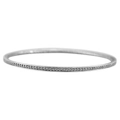 David Yurman 925 Sterlingsilber-Diamant-Kabel-Armreif