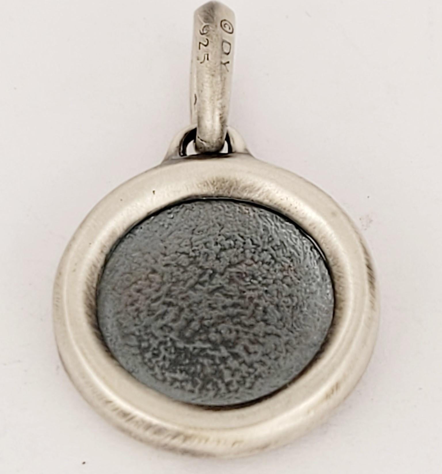 David Yurman .925 Sterling Silver Tree of Life Pendant Amulet for Men In New Condition In New York, NY