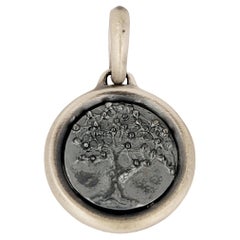 David Yurman .925 Sterling Silver Tree of Life Pendant Amulet for Men