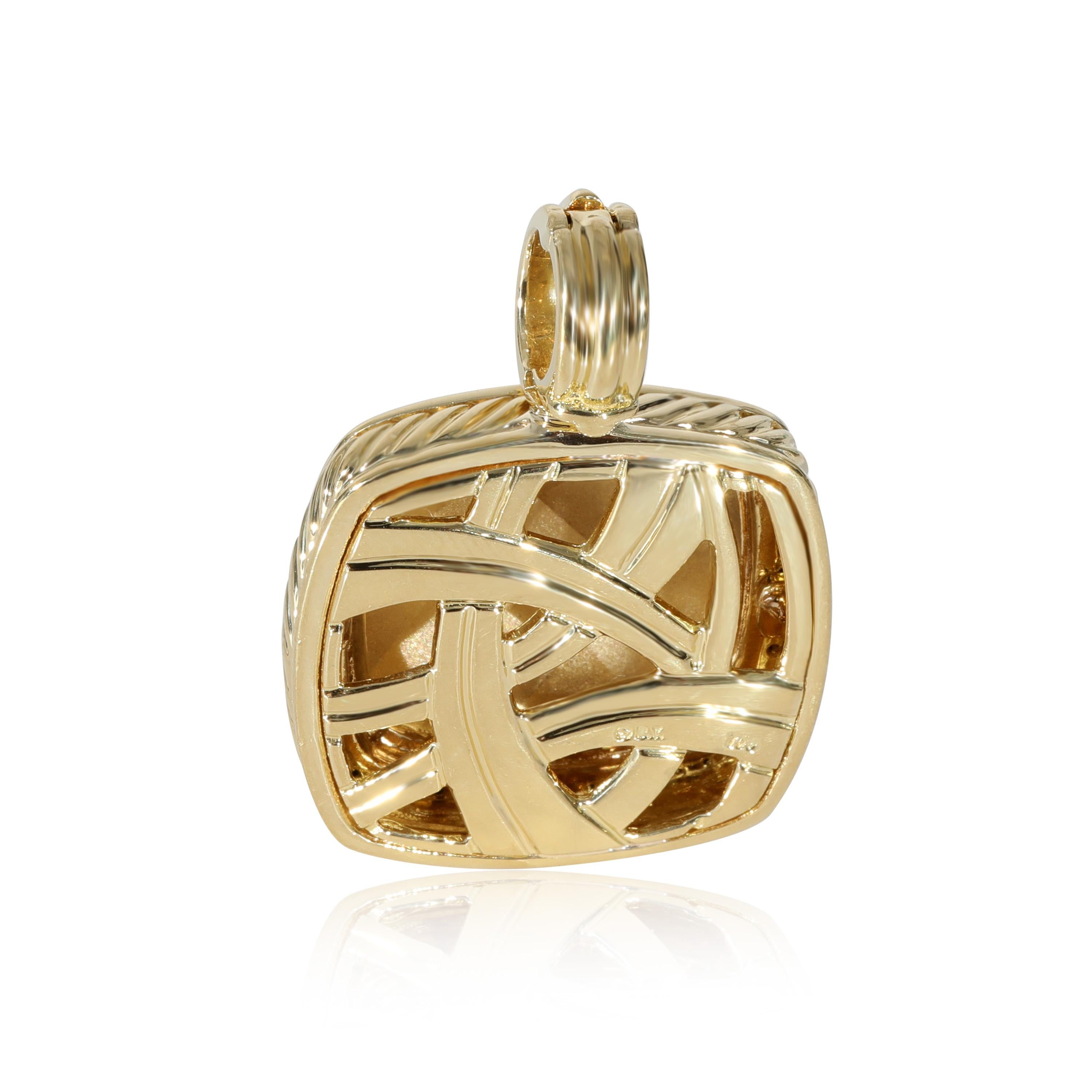 David Yurman Albion Black Diamond Pendant in 18k Yellow Gold 0.5 CTW

PRIMARY DETAILS
SKU: 130485
Listing Title: David Yurman Albion Black Diamond Pendant in 18k Yellow Gold 0.5 CTW
Condition Description: Introduced in 1994 and one of the most