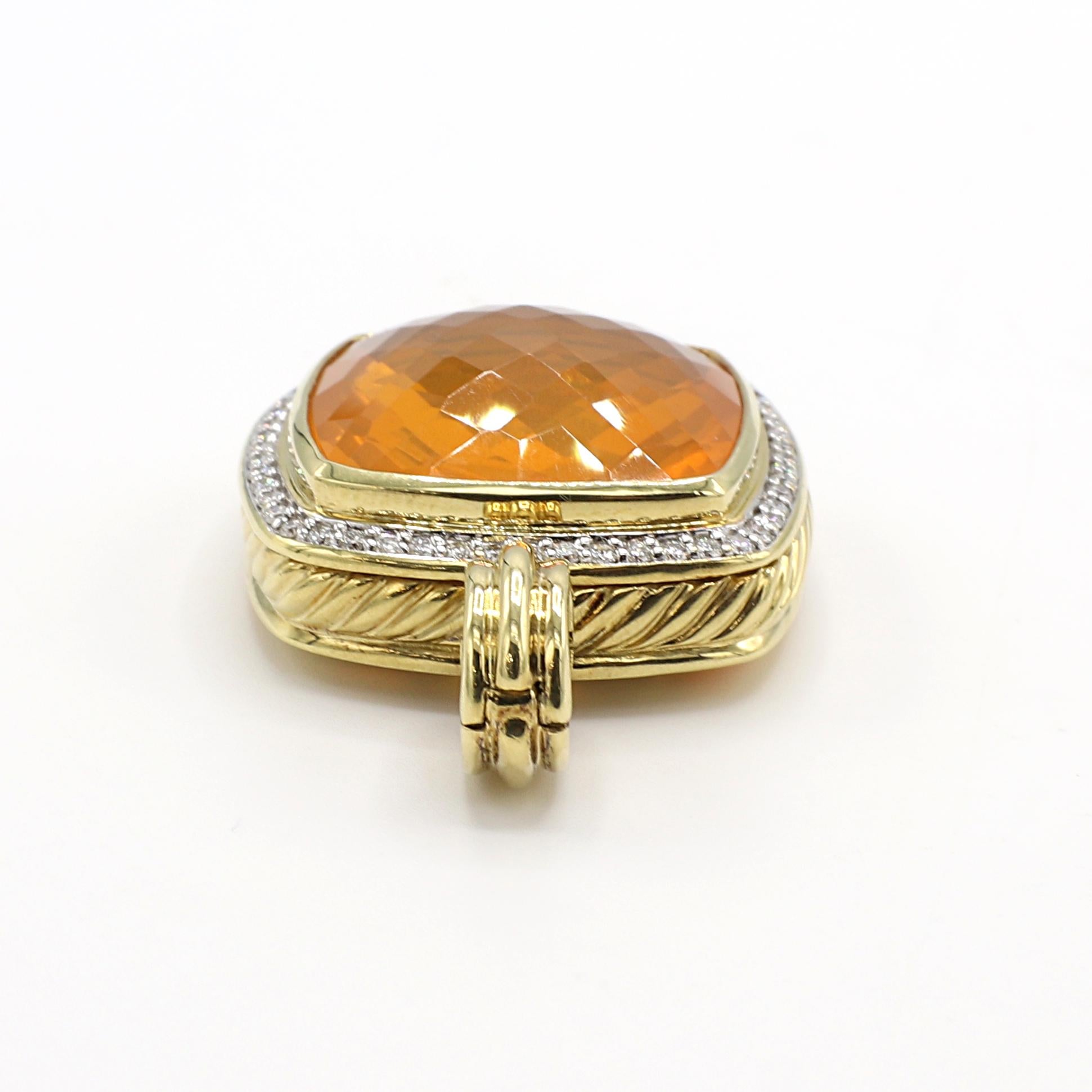 david yurman citrine pendant