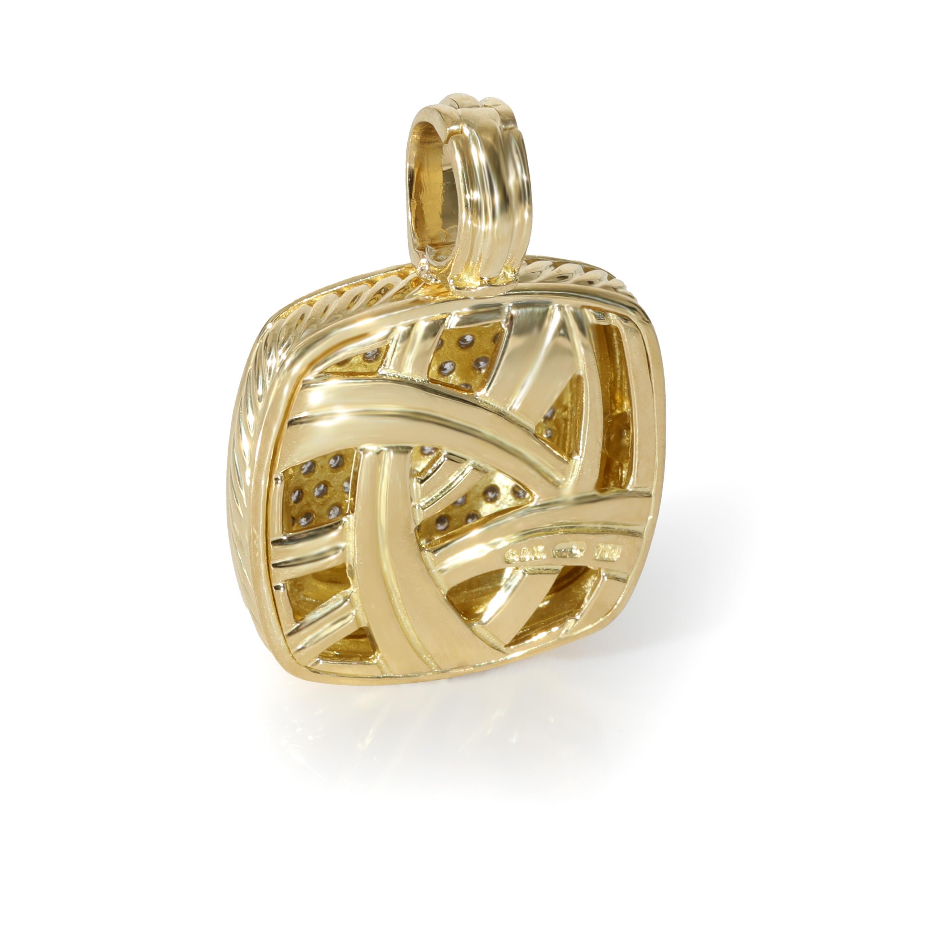 David Yurman Albion Diamond Enhancer Pendant in 18k Yellow Gold 1.68 CTW

PRIMARY DETAILS
SKU: 130309
Listing Title: David Yurman Albion Diamond Enhancer Pendant in 18k Yellow Gold 1.68 CTW
Condition Description: Introduced in 1994 and one of the