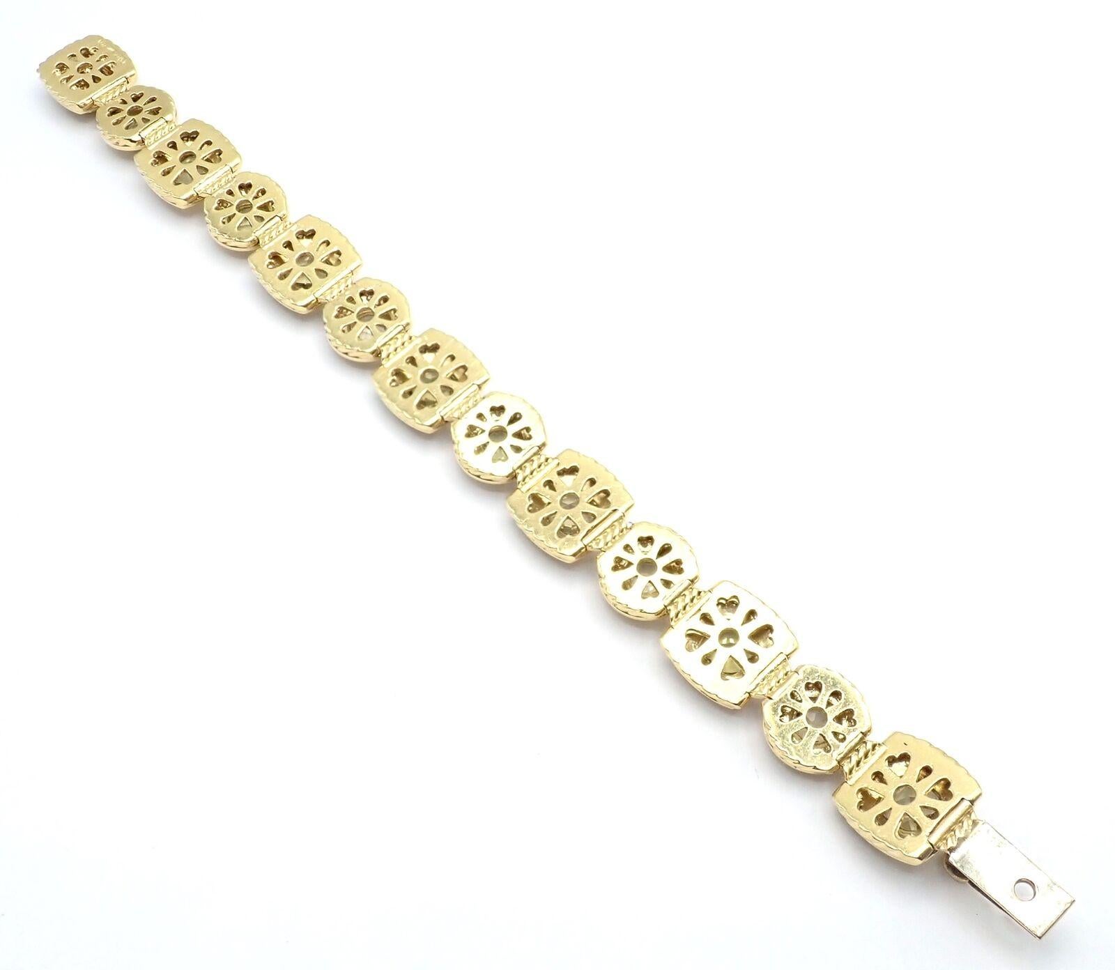 David Yurman Albion Bracelet à maillons en or jaune, diamants et citrine citron Unisexe en vente