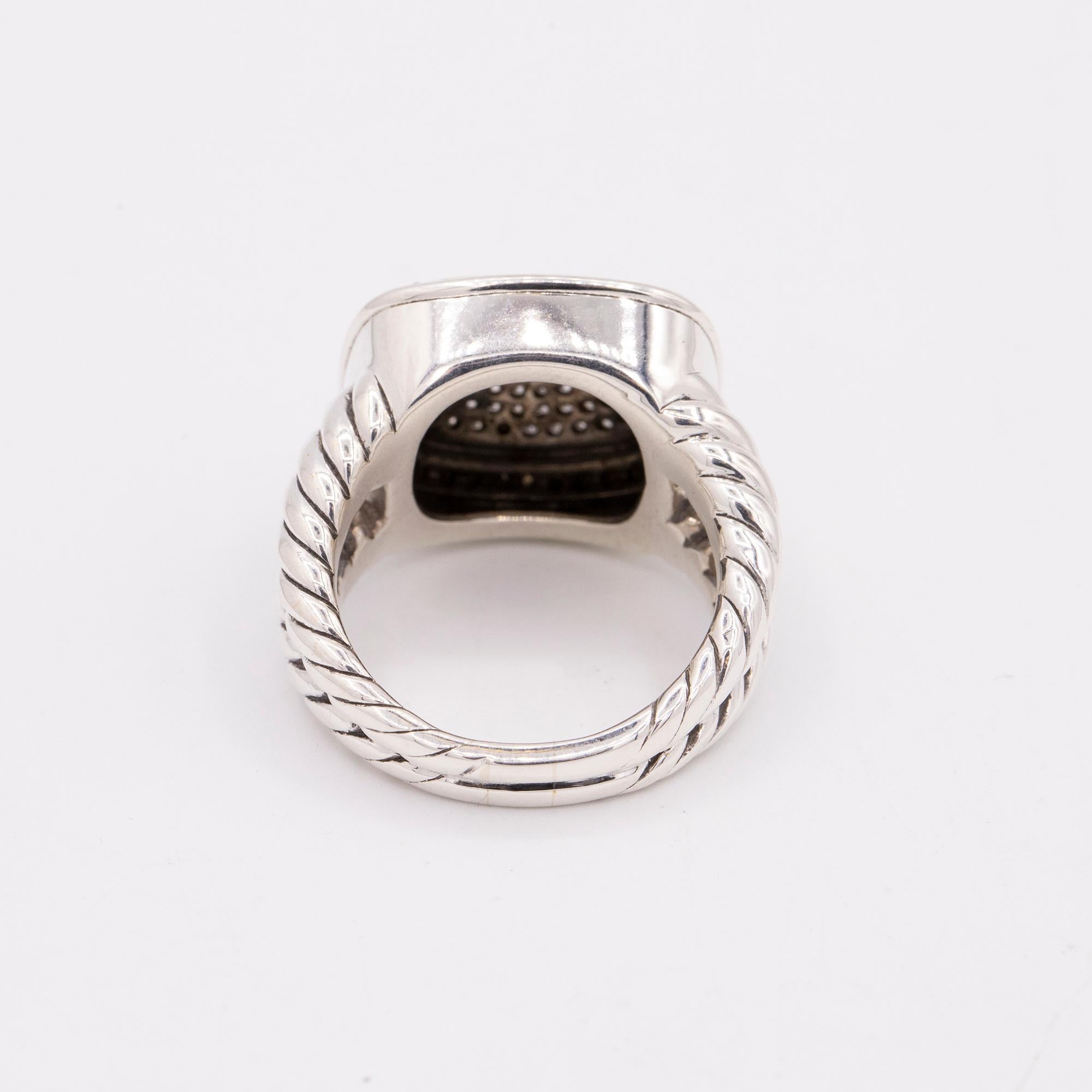 Women's or Men's David Yurman Albion Diamond Ring