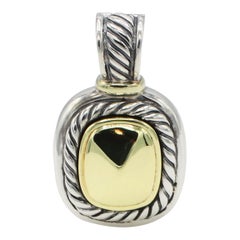 David Yurman Albion Kuppel-Anhänger aus Gold und Sterlingsilber