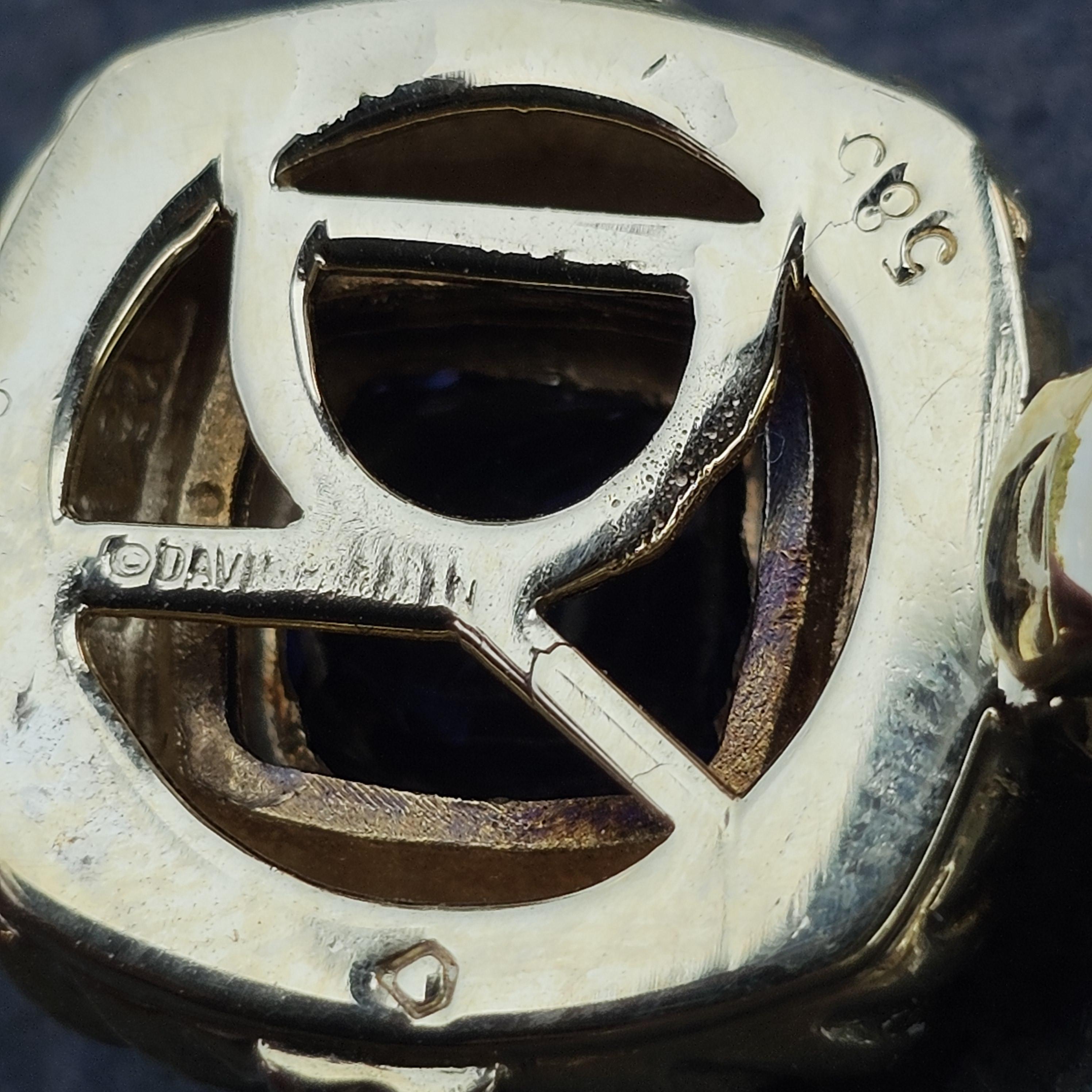 David Yurman Albion Iolite 18k Yellow Gold Cable Pendentif 1