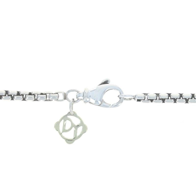 David Yurman Albion Onyx Enhancer Anhänger Halskette 31 3/4