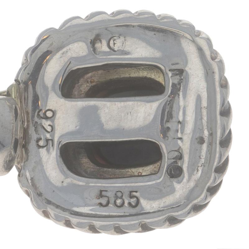 David Yurman Albion Pendentif en onyx, argent sterling 925, or jaune 14 carats cabochon Pour femmes en vente