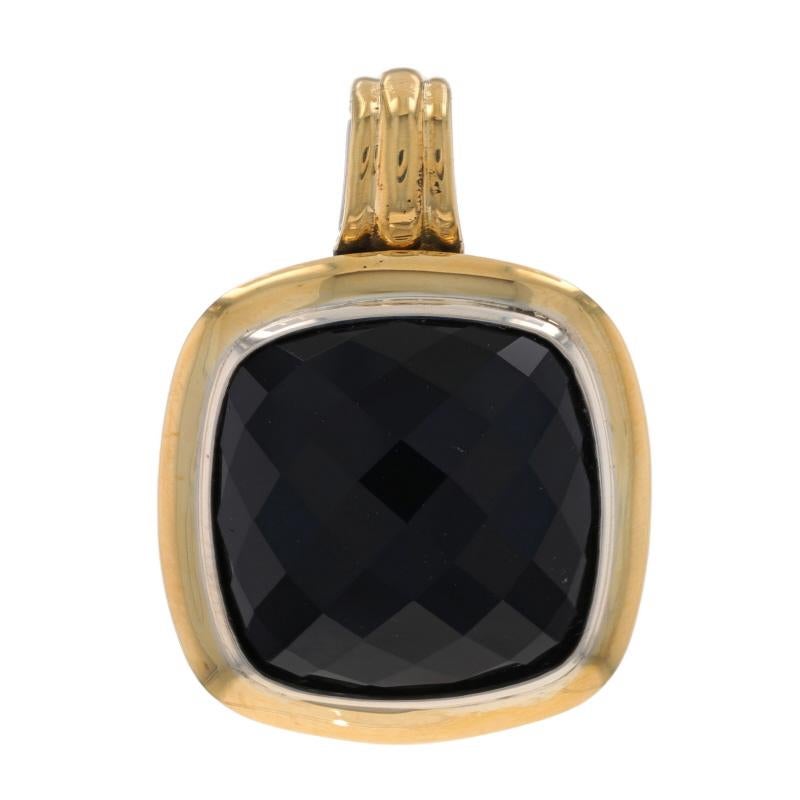 Prezzo al dettaglio: $1650

Marchio: David Yurman
Collezione: Albion

Contenuto metallico: Argento Sterling e oro giallo 18k

Informazioni su A. Stone

Onice naturale
Taglio: Cuscino a scacchiera

Stile: Solitario

Misure

Altezza (dalla cauzione