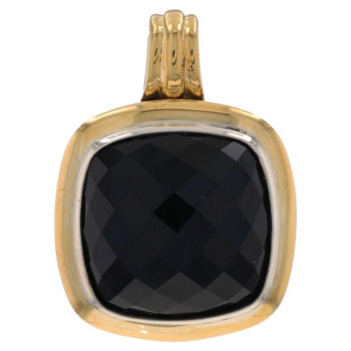 David Yurman Ciondolo con Onice Albion in argento 925, oro giallo 18k in vendita