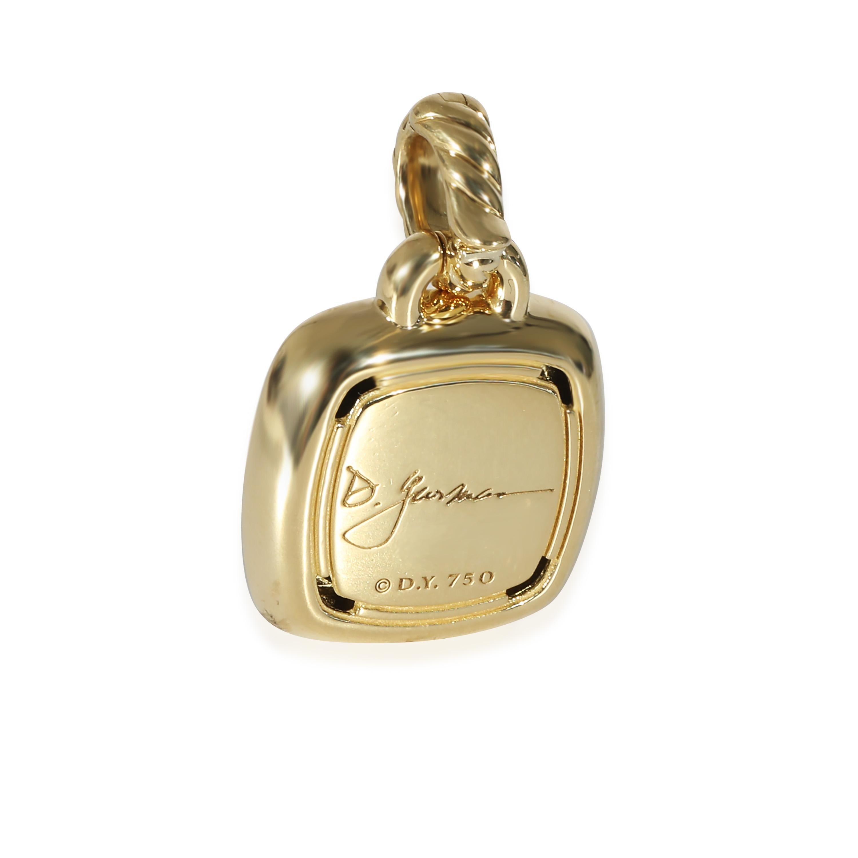 David Yurman Albion Pendant in 18k Yellow Gold 0.33 CTW

PRIMARY DETAILS
SKU: 135456
Listing Title: David Yurman Albion Pendant in 18k Yellow Gold 0.33 CTW
Condition Description: Introduced in 1994 and one of the most recognized and popular line-ups