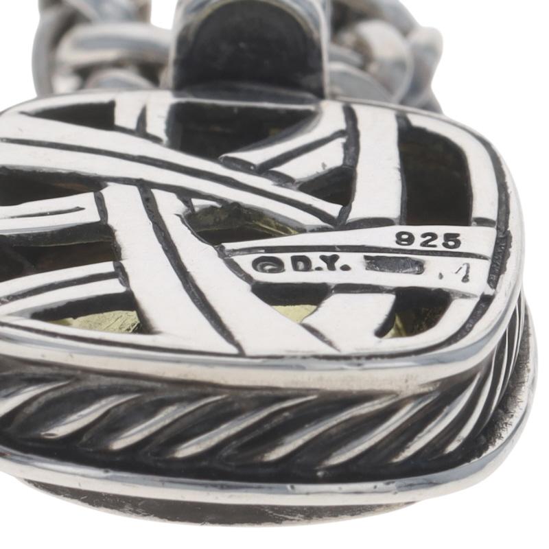 Donna David Yurman Collana di grano con diamante Albion Peridot Enhancer 16