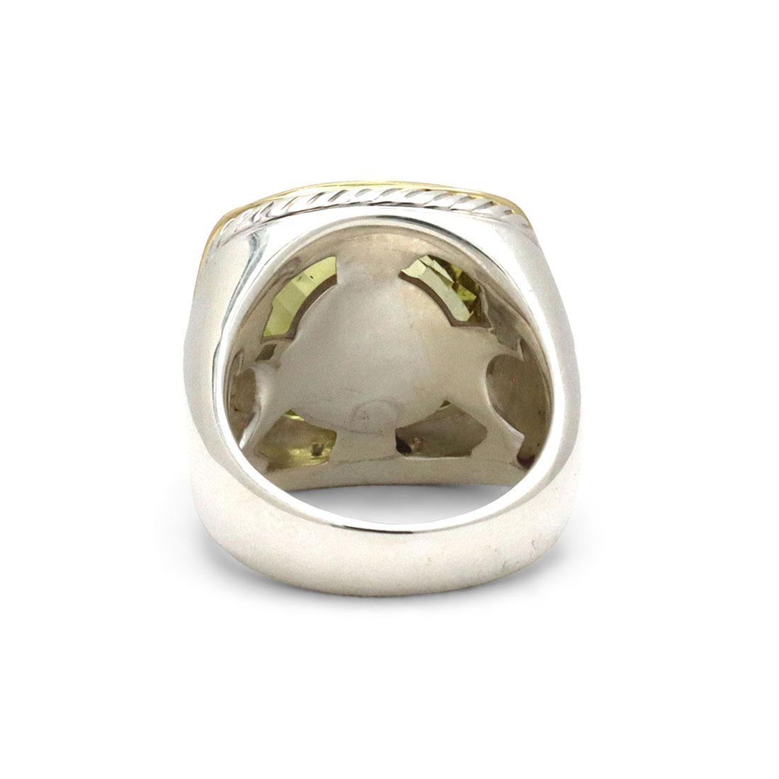 david yurman silver gold ring