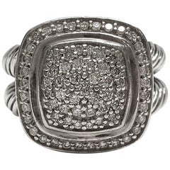 Vintage David Yurman Albion Pave Diamond Ring