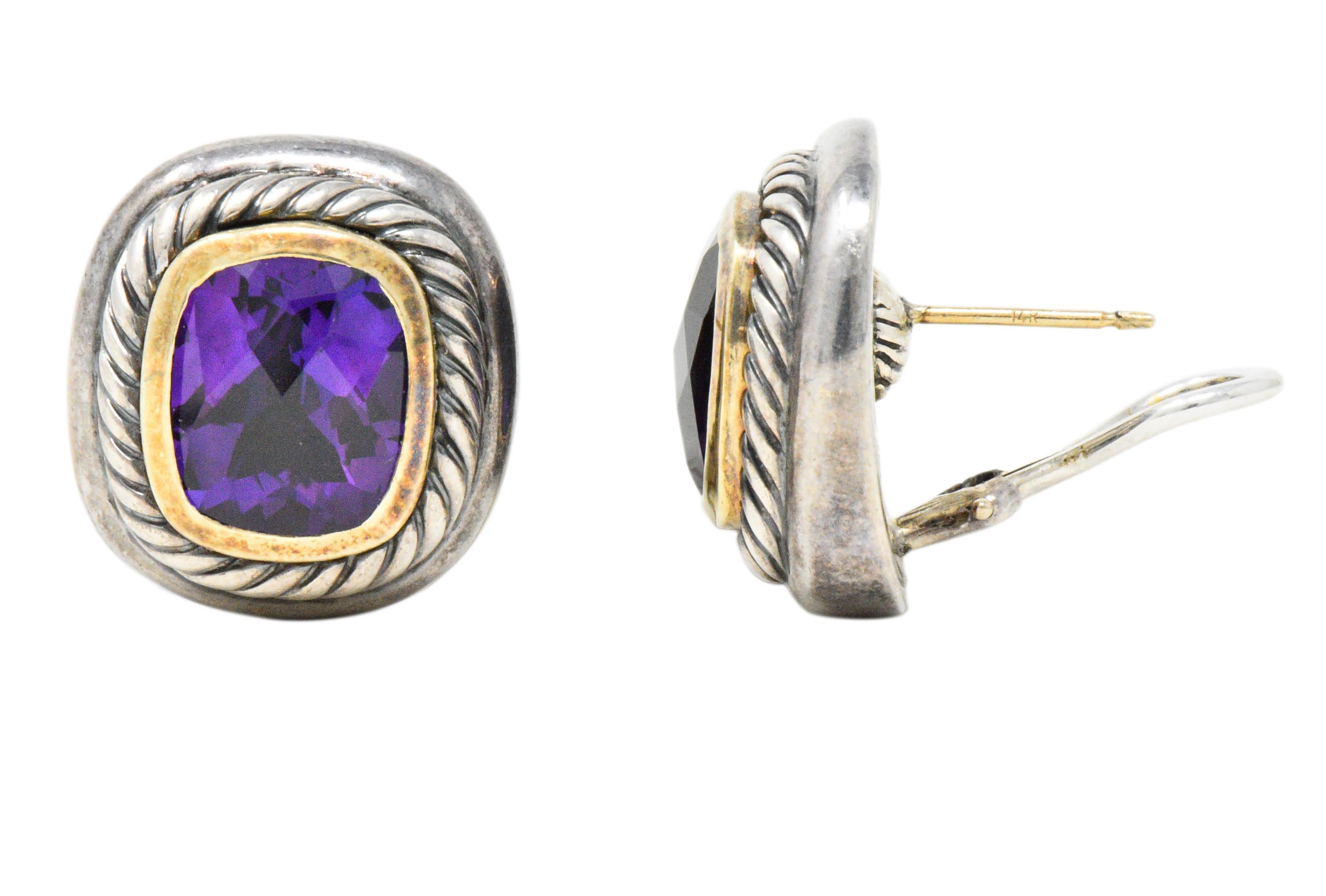 david yurman amethyst earrings