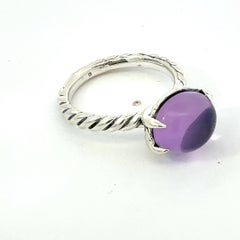 David Yurman Amethyst Ring Größe 7 Silver Estate